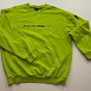 lime green nike sweater